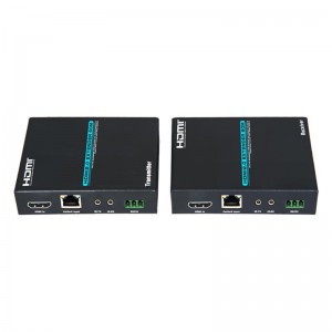 Extensor HDMI V2.0 60m Sobre un solo cable cat5e \/ 6 compatible con 4Kx2K @ 60Hz HDCP2.2 Cascada de múltiples receptores