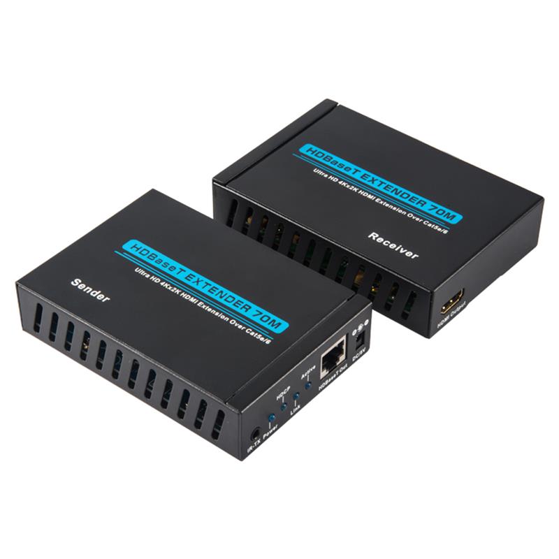 V1.4 4k hdbaset - HDMI expositor 70 M, Chip 5 / 6 cable 35m @ 4kx2k / 30hz, 70 M @ 1080P / 60Hz