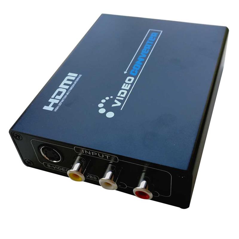 Convertidor AV + S-Video a HDMI 1080P
