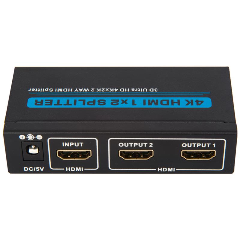 V1.4 2 puertos HDMI 1x2 Splitter 3D Ultra HD 4Kx2K \/ 30Hz