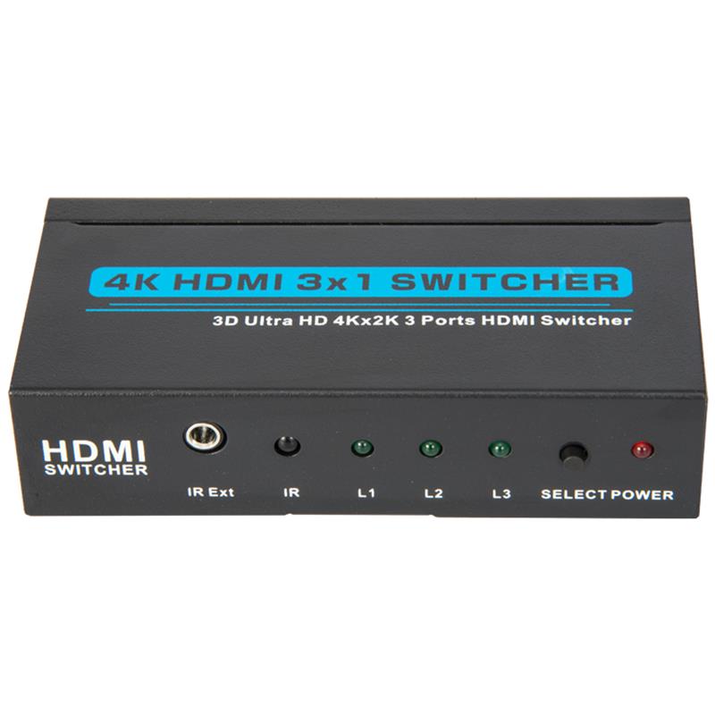 Intercambiador v1.4 K / 30hz HDMI 3X1 de apoyo a 3D hiperresolución 4k * 2k / 30hz